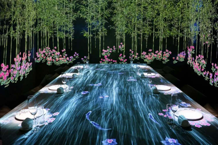 花舞印象.Art by teamLab